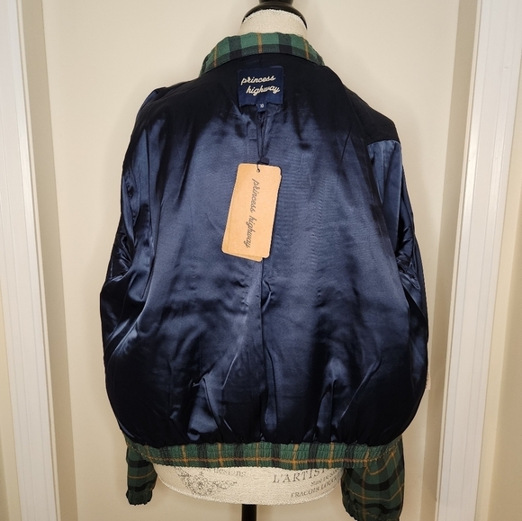 Princess Highway plaid bomber jacket - Picture 9 of 11